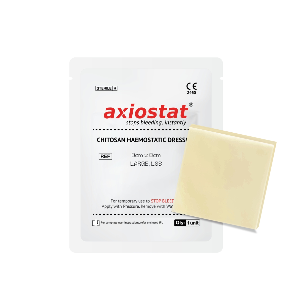 Axiostat 8 x 8cm Haemostatic Patch Axiostat 8 x 8cm Haemostatic Patch