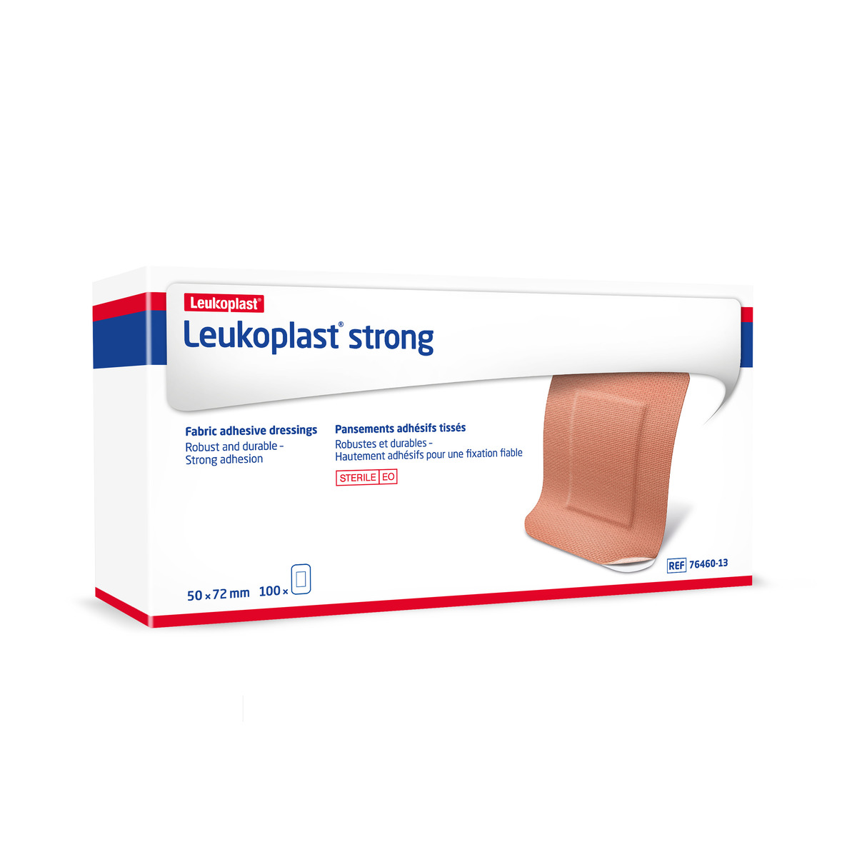 Leukoplast strong 5cm x 7.2cm - Box Of 100 Leukoplast strong 5cm x 7.2cm - Box Of 100