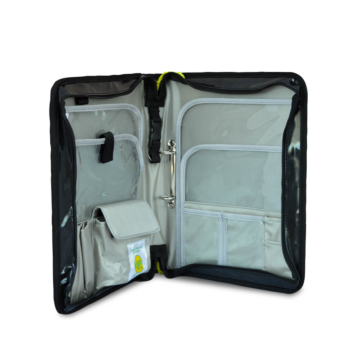 Parabag Multi Organiser Wallet - Black - A4 Size - TPU Fabric Parabag Multi Organiser Wallet - Black - A4 Size - TPU Fabric