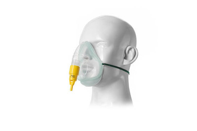 Venturi Type Oxygen Mask 35% - YELLOW - Single Venturi Type Oxygen Mask 35% - YELLOW - Single