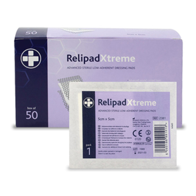 Relipad Xtreme 5 x 5cm - Box of 50