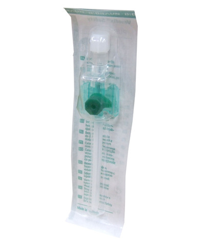 IV Ported Safety Cannula 18g Green