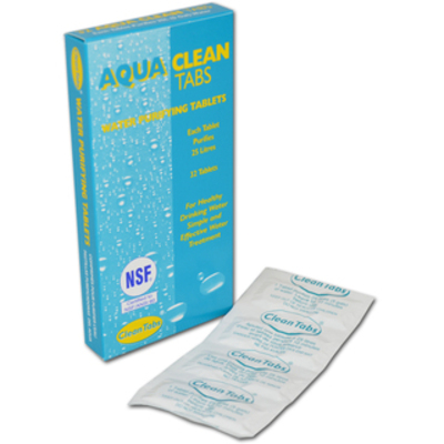 Aqua Clean Tabs - Box of 32 Tablets