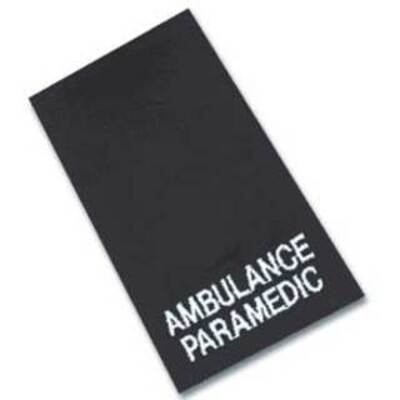 Epaulette Sliders Green Pair - Ambulance Paramedic