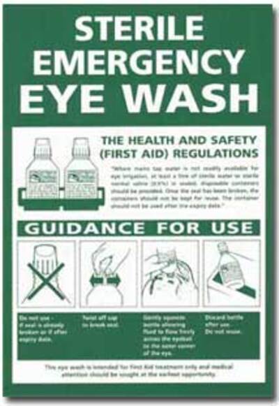 Emergency Eye Wash Sign