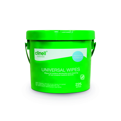 Clinell Universal Disinfectant Wipes - Bucket of 225