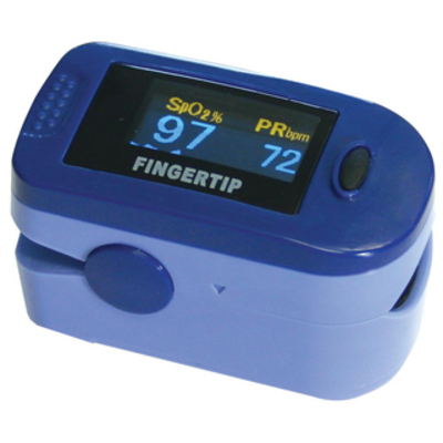 Finger Pulse Oximeter + Carry Case