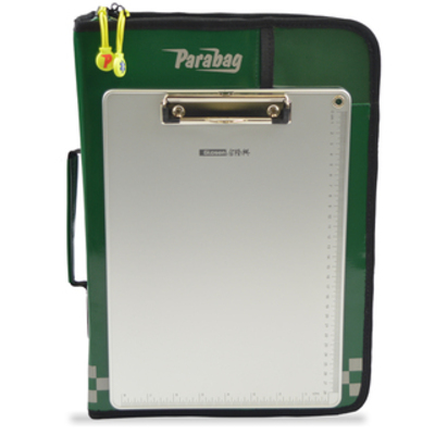 Parabag A4 Multi-Organiser with Clipboard Green