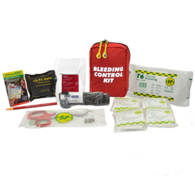 Bastion BCK Bleeding Control Kit in Parabag Red IFAK Pouch