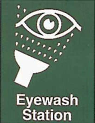 Eye Wash Station Sign