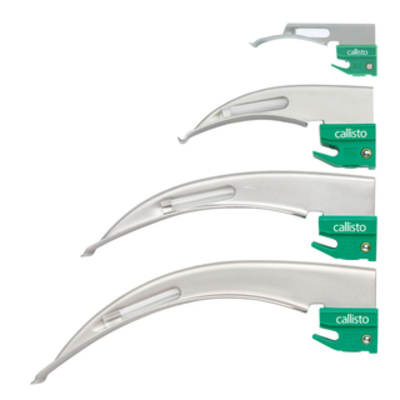 Callisto Single Use Laryngoscope Blade - Macintosh - Box of 10 - Size 0 - Neonate