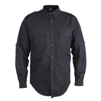 Bastion Tactical Long Sleeve Shirt - Black, X-Large