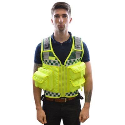 <em class="search-results-highlight">Bastion</em> Tactical EMS 5 Pocketl Vest in Yellow/Green XXLarge 50" - 66"