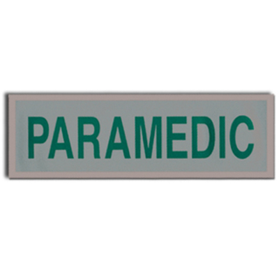 Large Reflective Badge Ambulance Paramedic