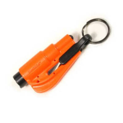 Res-Q-Me Window Punch & Seat Belt Cutter + CPR Shield Orange