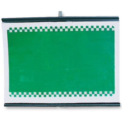 Roll Up Incident Sign 90x60cm GN W/CHECK