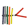 Set of Donway Spider Straps - 6 Harness MultiColoured - Velcro